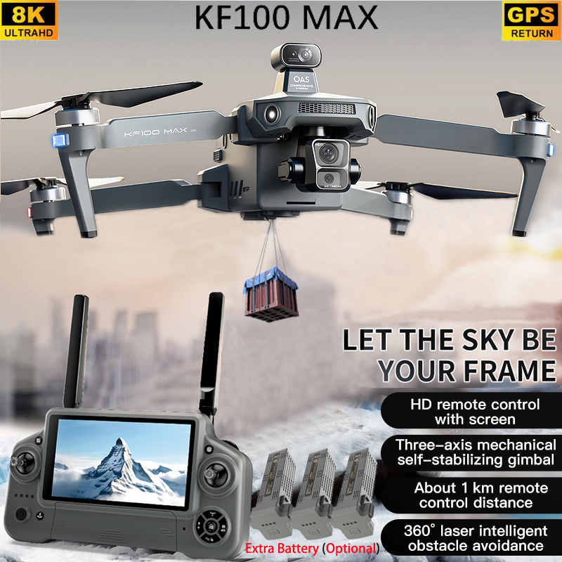 Drone Controller Screen - KF100 MAX GPS Drone 4K caméra