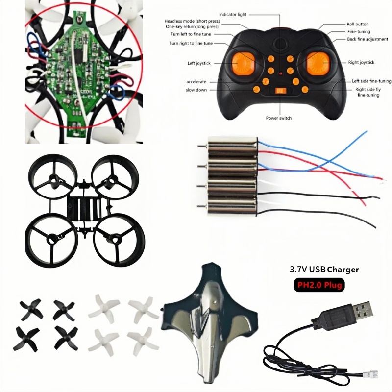 Drone Battery Charger - Kit complet de drone DIY 2.4G