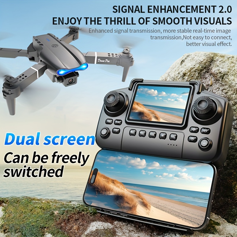 Drone pliable E99 PRO MAX avec - Drone Controller Screen avis et prix
